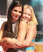Watch: Naked Sandra Bullock Slaps Chelsea Handler in Shower