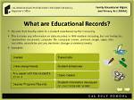 What Is an Educational Record?