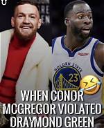 When Conor Mcgregor Roasted Draymond Green over C. J. Watson 'Warriors' Jersey