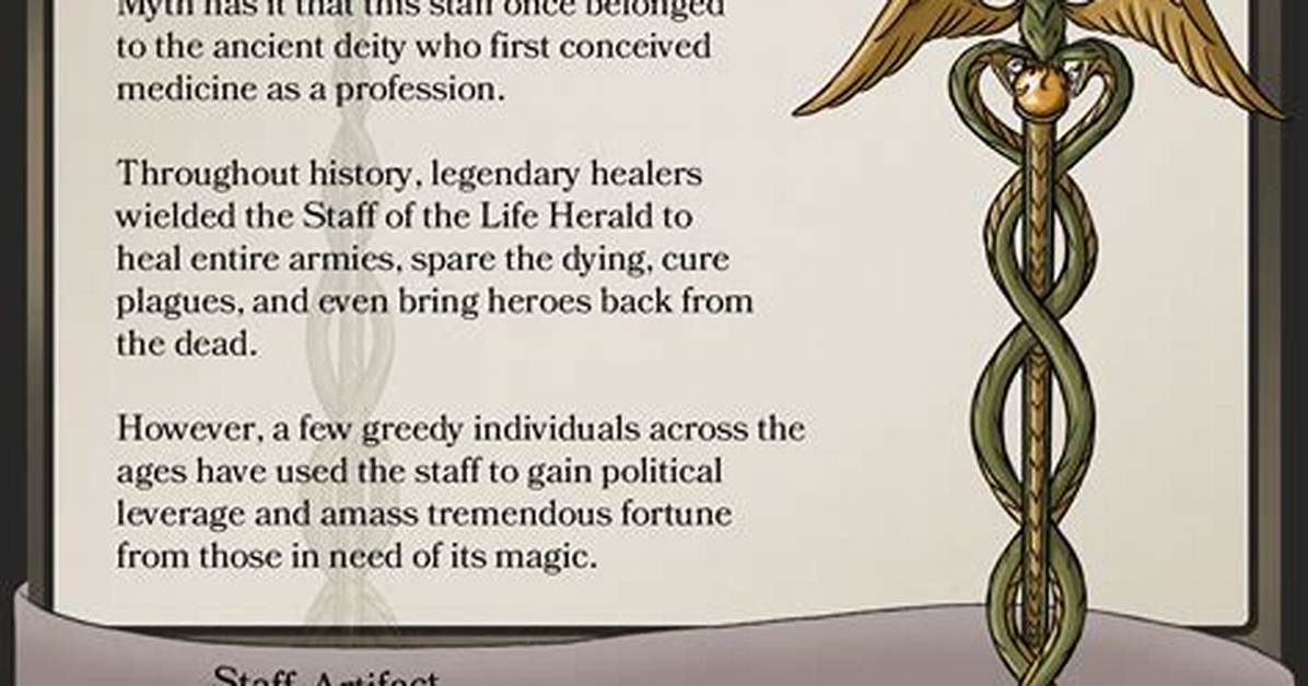 Who Can Use a Staff of Healing