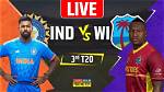Wi vs Ind 3Rd T20 Match There Is a Slight Changing of Time in Match See the Full Schedule