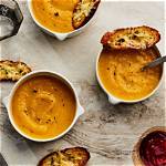 Winter Squash Soup with Gruyere Croutons